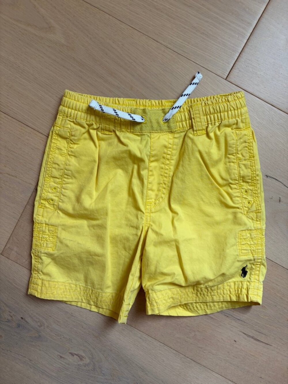 Polo Ralph Lauren Boys 5 Yellow Drawstring Shorts Never Worn